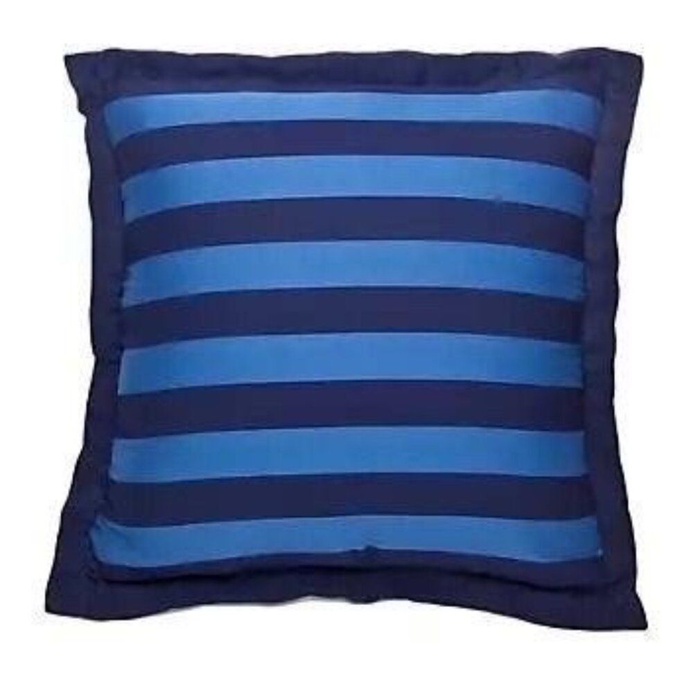 Southern Tide Dock Street Stripe Navy Blue European Pillow Sham
